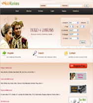Matrimony Web design