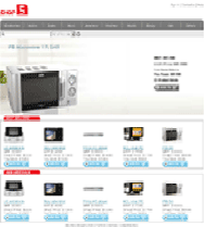 Shopping cart website